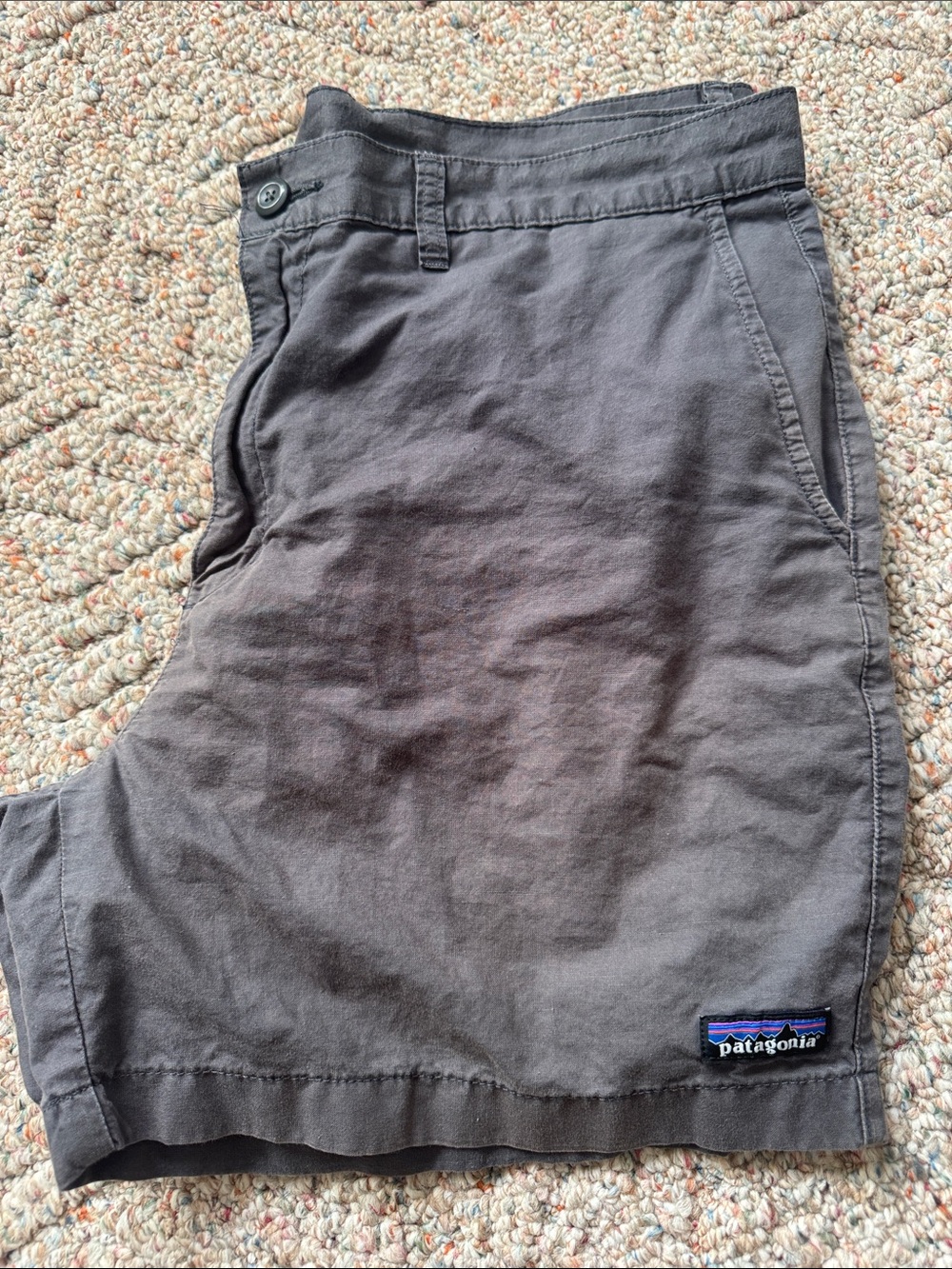 Patagonia Men's Charcoal Hybrid Shorts